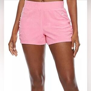 🔥Juicy Couture Rouched High Waist Terry Shorts Hot Pink L